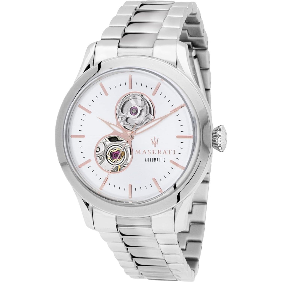 Maserati R8823125001 Tradizione Automatic Mens White Watch