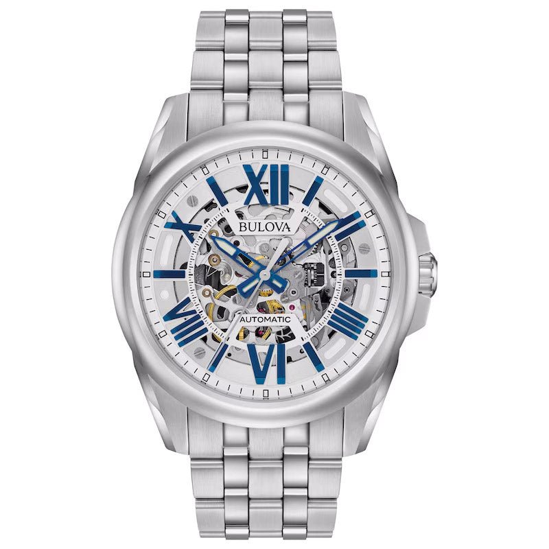Bulova Classic Mens Silver Watch 96a187