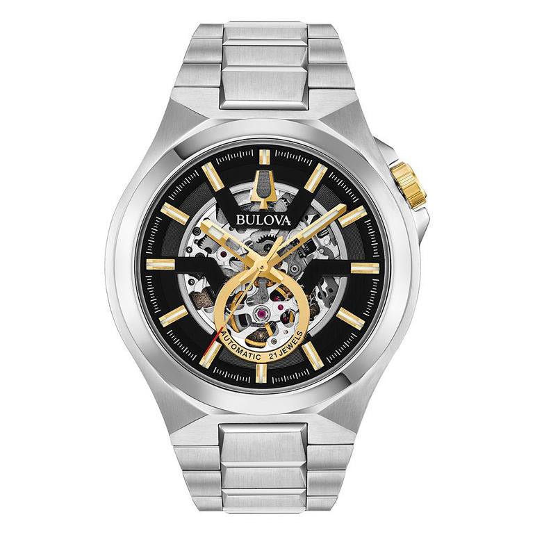 Bulova Maquina Mens Black Watch 98a224