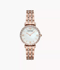 Emporio Armani Mens Ar11294 Rose Gold Tone Stainless Steel Chronograph Watch