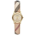 Burberry Ladies Watch The City Haymarket Check Rose Gold Bu9219