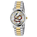 Gucci G Timeless Snake Steel And Gold Pvd Mens Watch Ya1264075