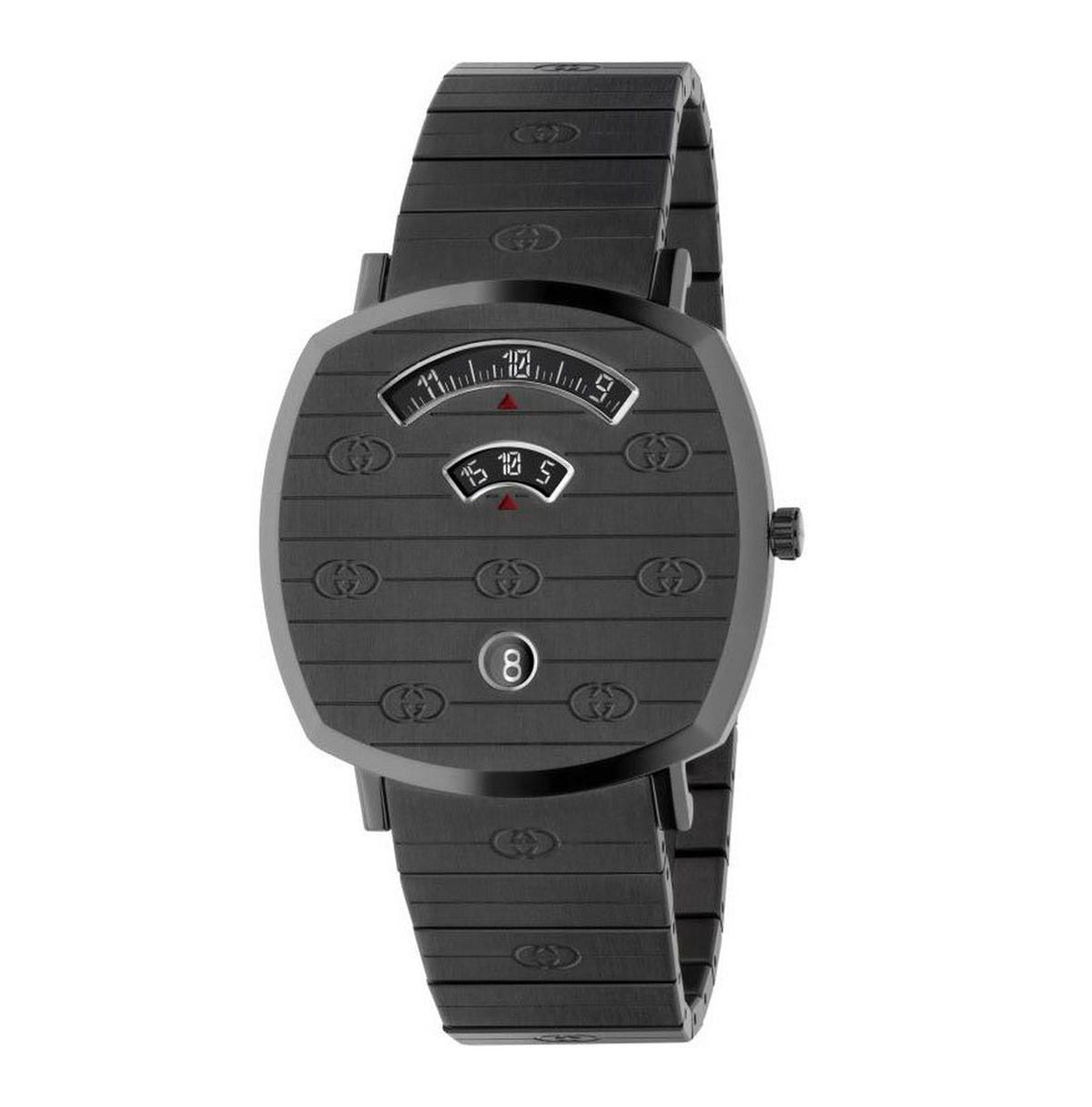 Gucci Gucci Grip Grey Pvd Watch Ya157429