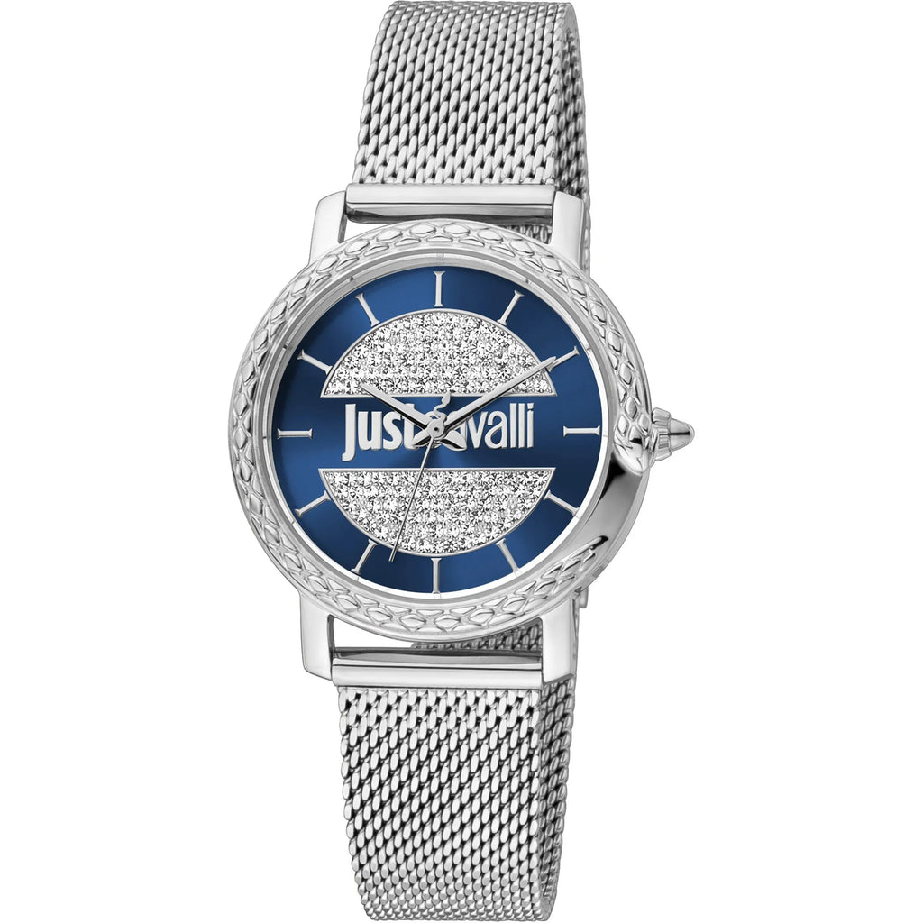 Just Cavalli Brillante Silver Glitter Blue