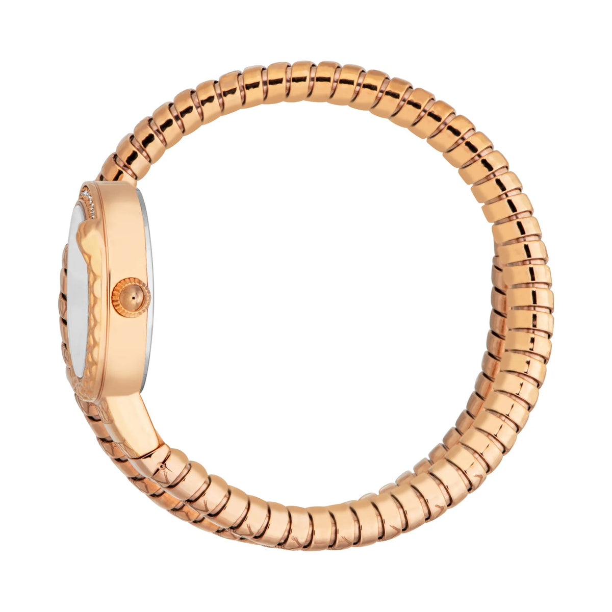 Just Cavalli Cerchio Snake Rose Gold Silver Grey