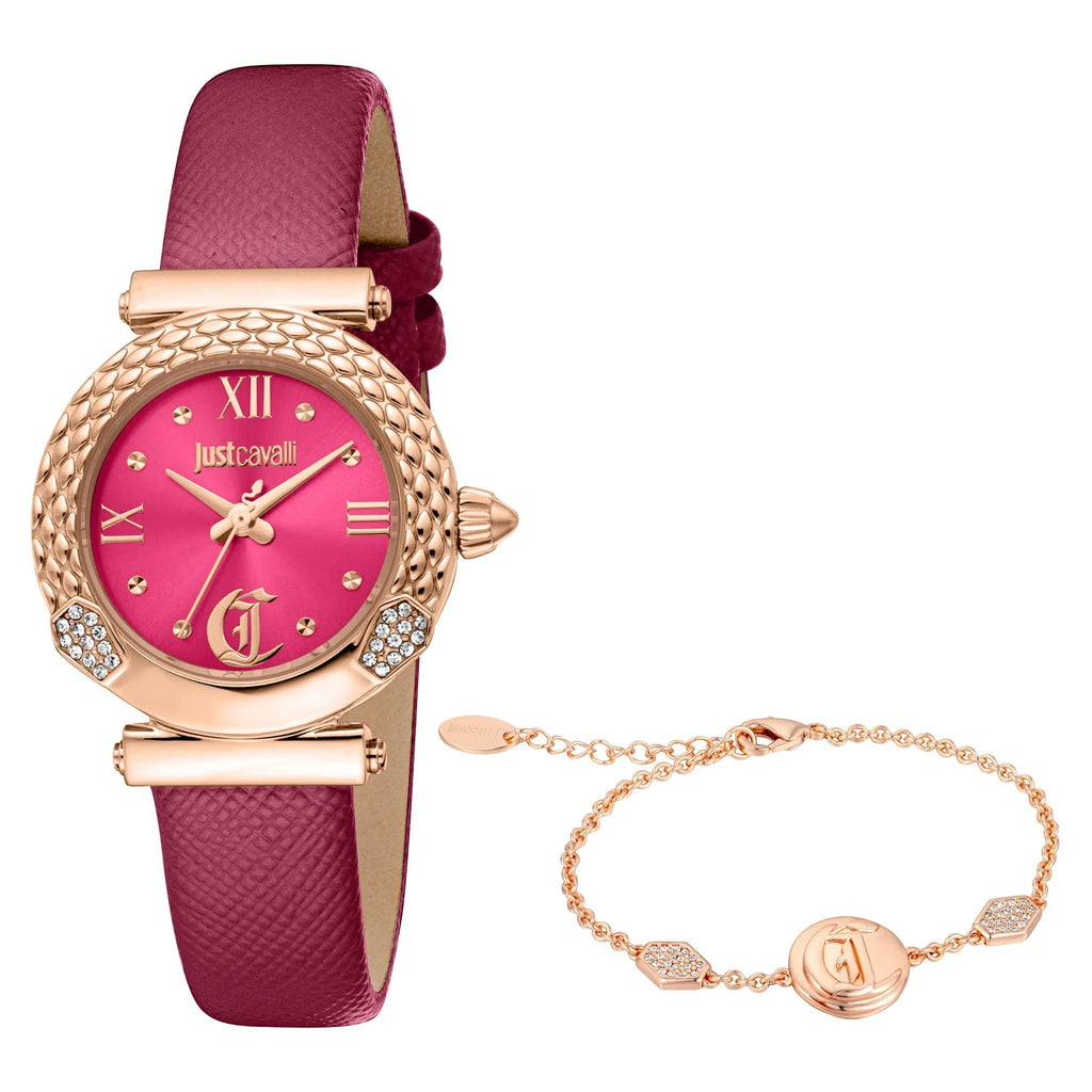 Just Cavalli Curiosa Leather Violet
