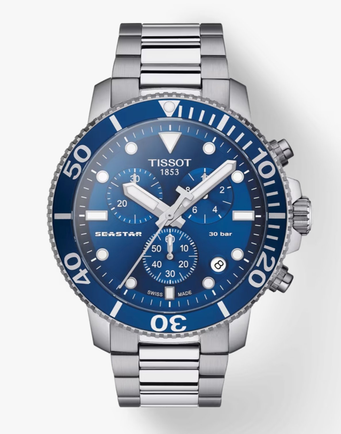 Tissot Chronograph Watch Seastar 1000 Blue T1204171104100