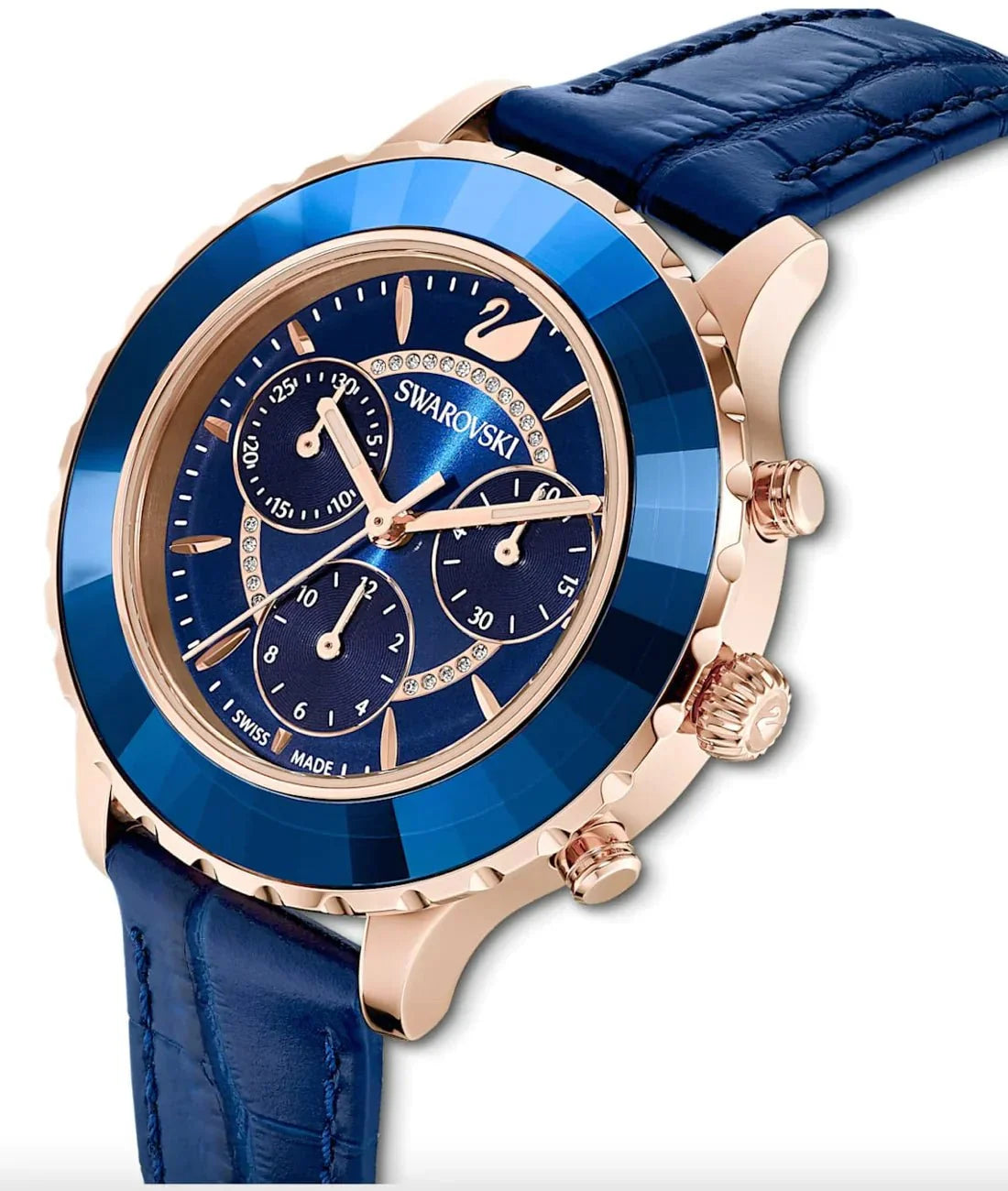 Swarovski Watch Octea Lux Chrono Blue 5563480