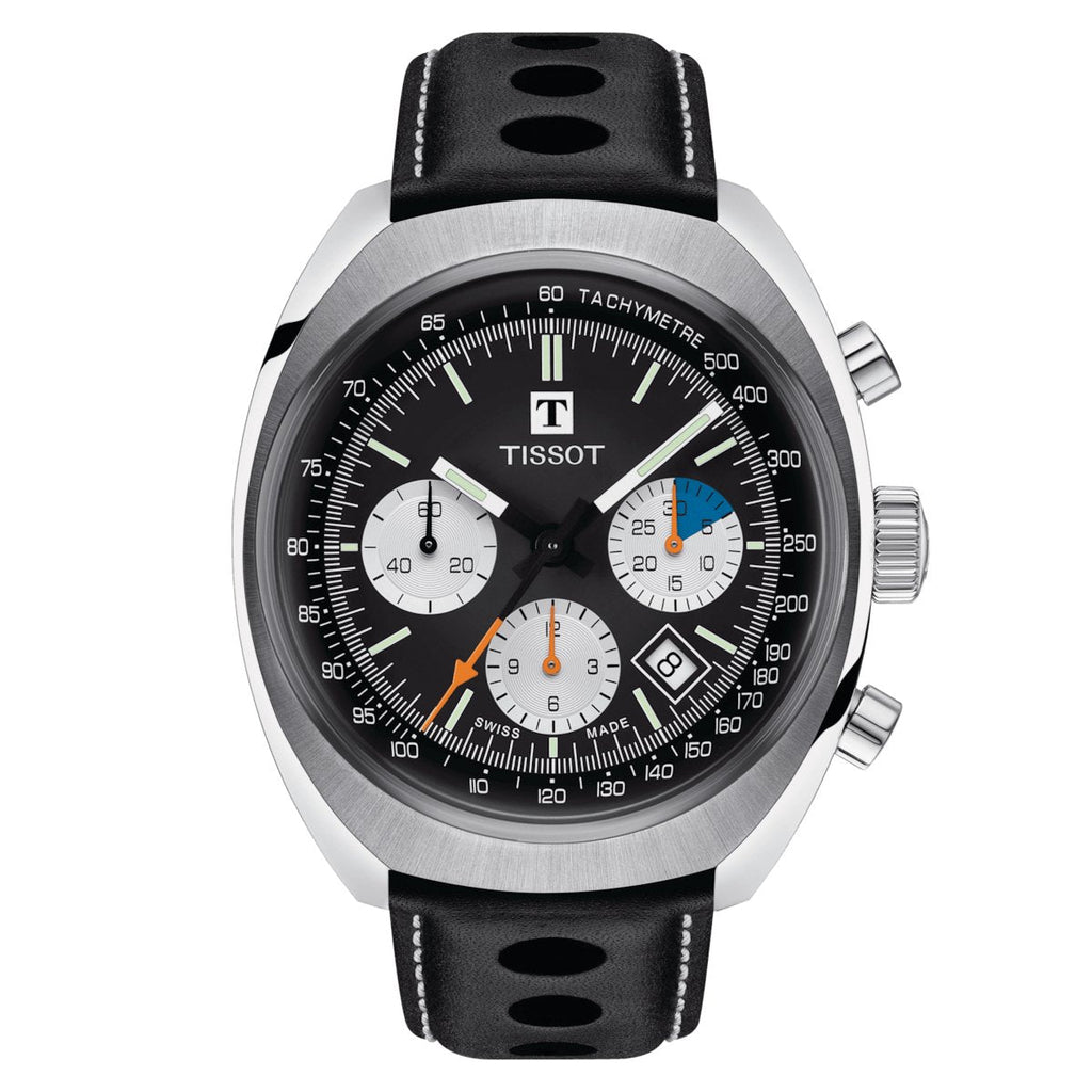 Tissot Mens Watch T Heritage 1973 Chronograph 43mm Black T1244271605100