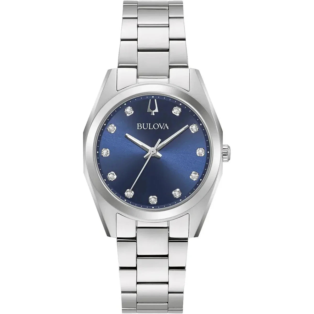Bulova Surveyor Ladies Blue Watch 96p229