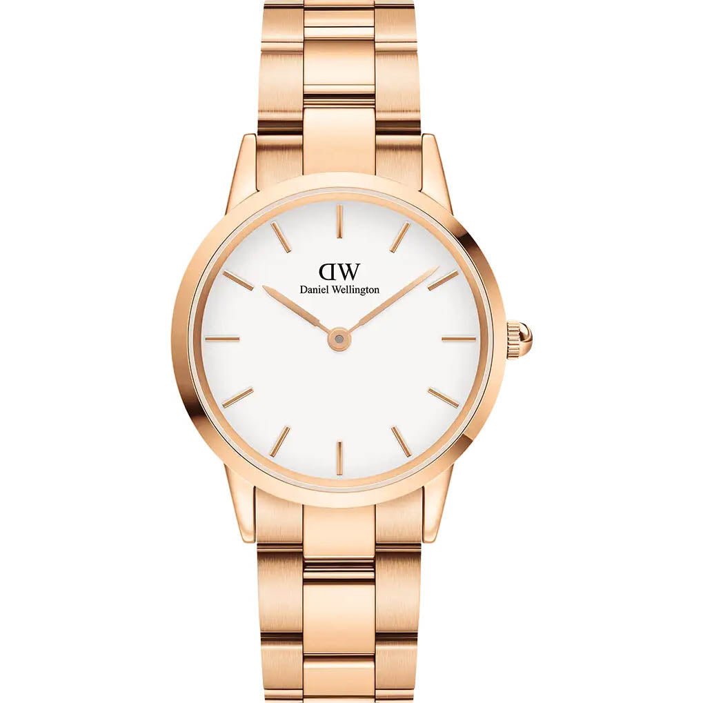 Daniel Wellington Iconic Link Ladies Rose Gold Watch Dw00600211