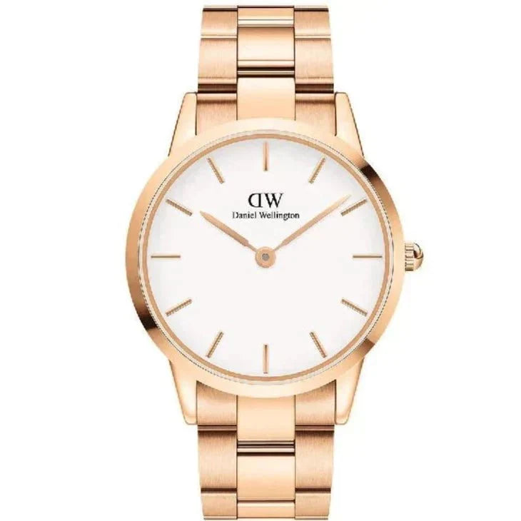 Daniel Wellington Iconic Link Mens Rose Gold Watch Dw00100343