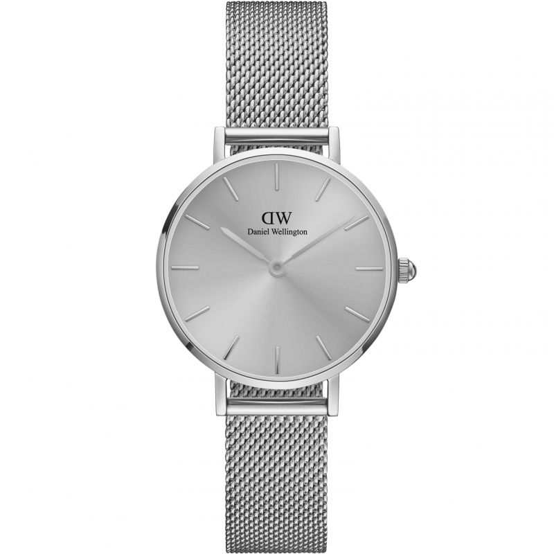 Daniel Wellington Ladies Silver Petite Unitone Watch Dw00100464