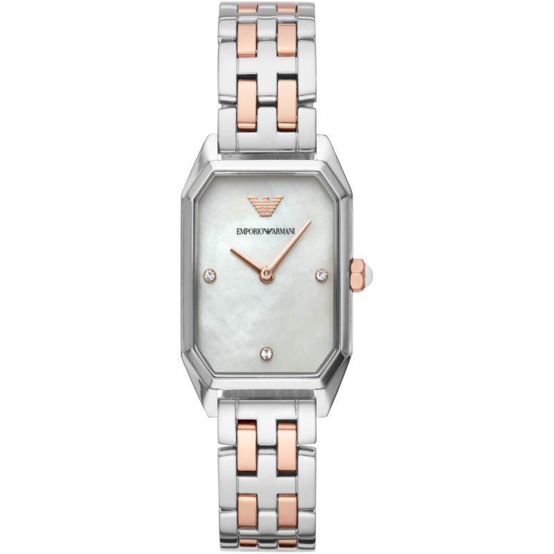 Emporio Armani Ar11146 Ladies Two Tone Watch