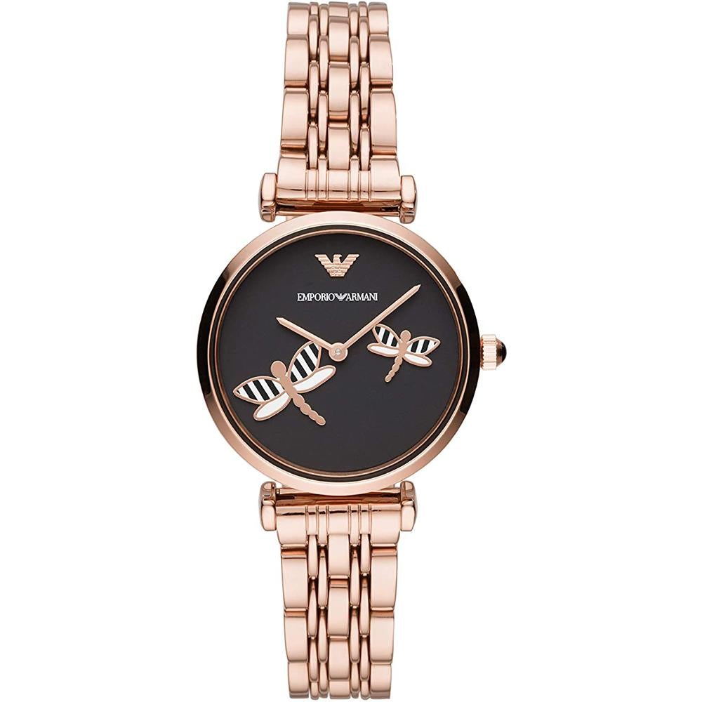 Emporio Armani Ar11206 Ladies Gianni T Bar Rose Gold Watch