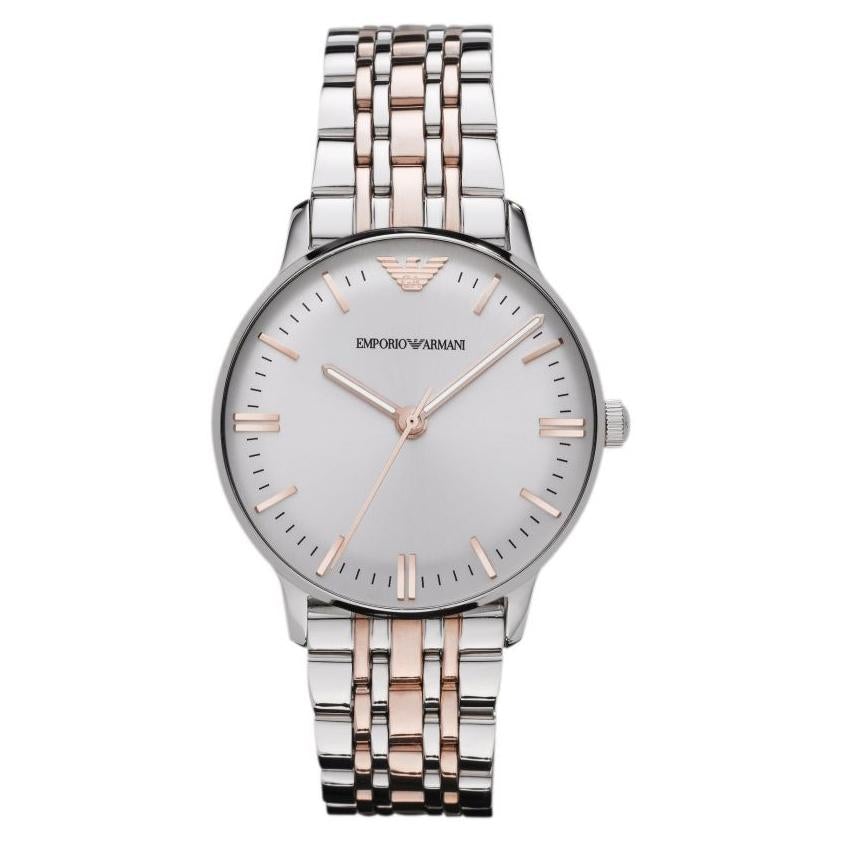 Emporio Armani Ar1603 Ladies Two Tone Watch