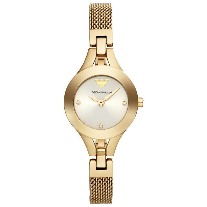 Emporio Armani Ar7363 Ladies Gold Watch