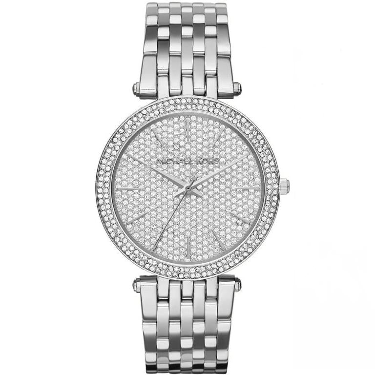 Michael Kors Mk3437 Ladies Darci Silver Diamonte Watch