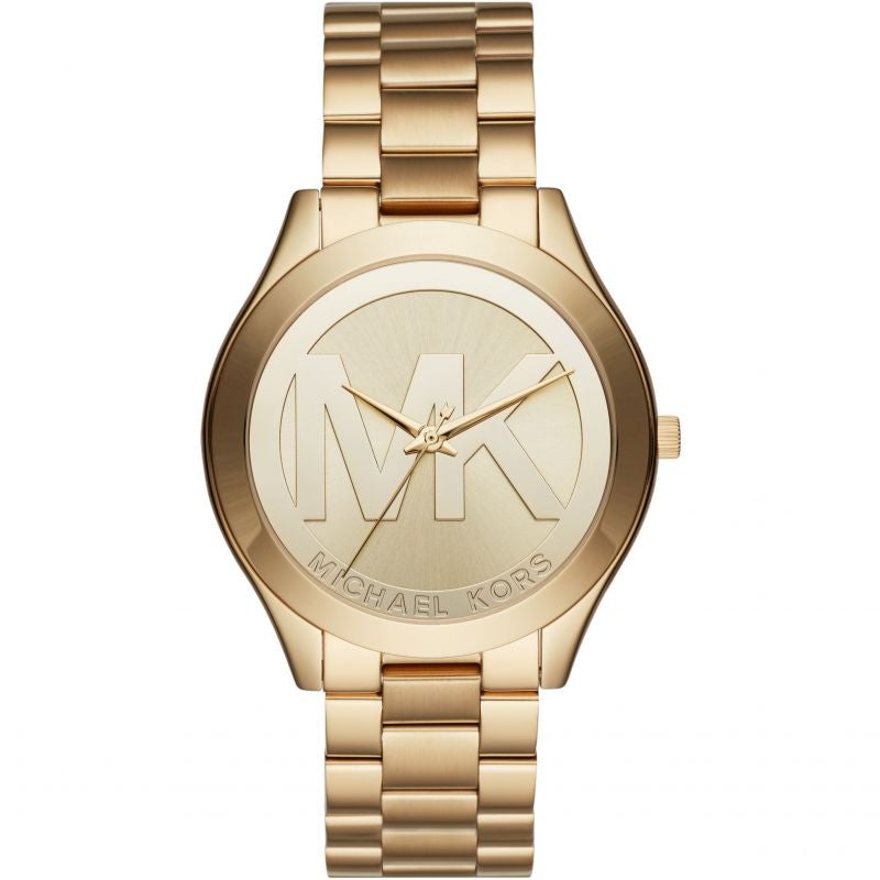 Michael Kors Mk3739 Ladies Watch Slim Runway Gold Watch