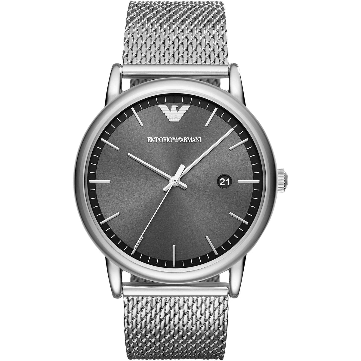 Emporio Armani Ar11069 Men S Automatic Luigi Silver Watch