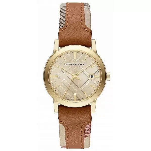 Burberry Ladies Watch The City Haymarket 34mm Brown Bu9133
