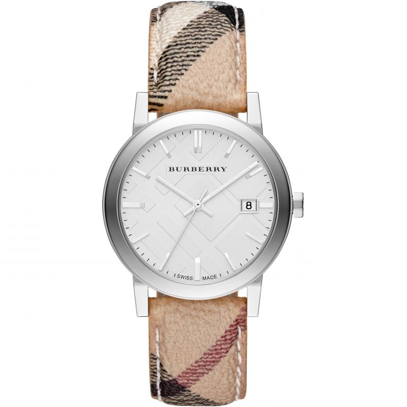 Burberry Ladies Watch The City Haymarket Check Bu9025