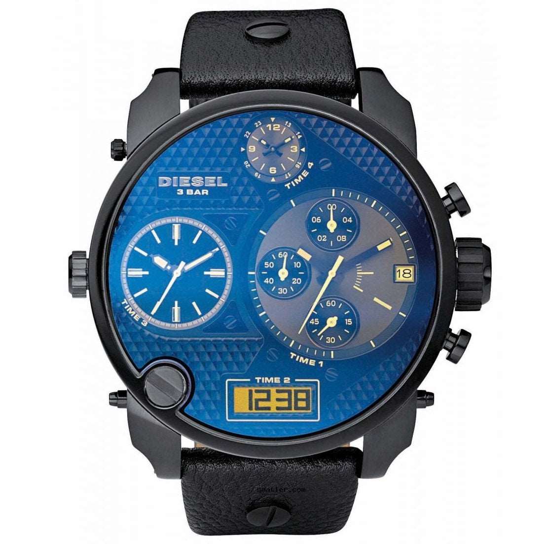 Diesel Dz7127 Men S Big Daddy Black Chronograph Watch