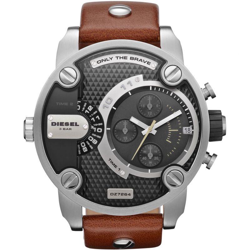 Diesel Dz7264 Men S Little Daddy Brown Chronograph Watch