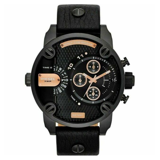 Diesel Dz7291 Men S Little Daddy Black Chronograph Watch