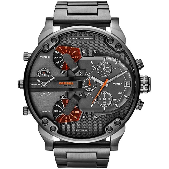 Diesel Dz7315 Men S Gunmetal Mr Daddy 2 0 Chronograph Watch