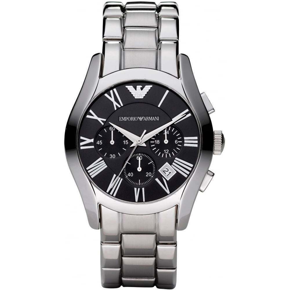 Emporio Armani Ar0673 Men S Classic Gunmetal Chronograph Watch