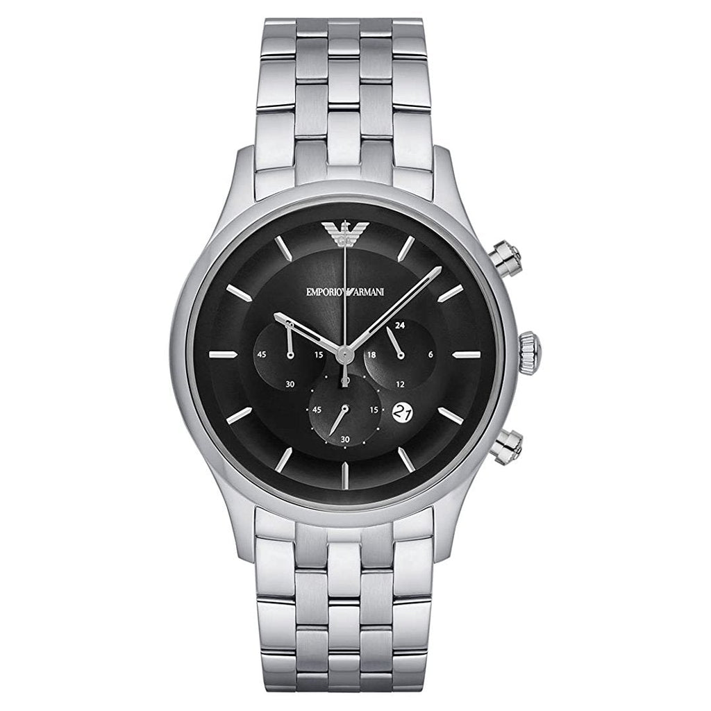 Emporio Armani Ar11017 Men S Black Chronograph Watch