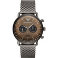 Emporio Armani Ar11141 Men S Gunmetal Chronograph Watch