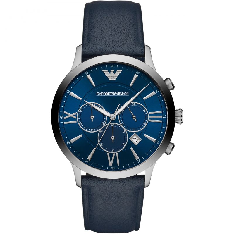 Emporio Armani Ar11226 Men S Chronograph Giovanni Blue Watch