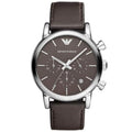 Emporio Armani Ar1734 Men S Luigi Chronograph Brown Watch