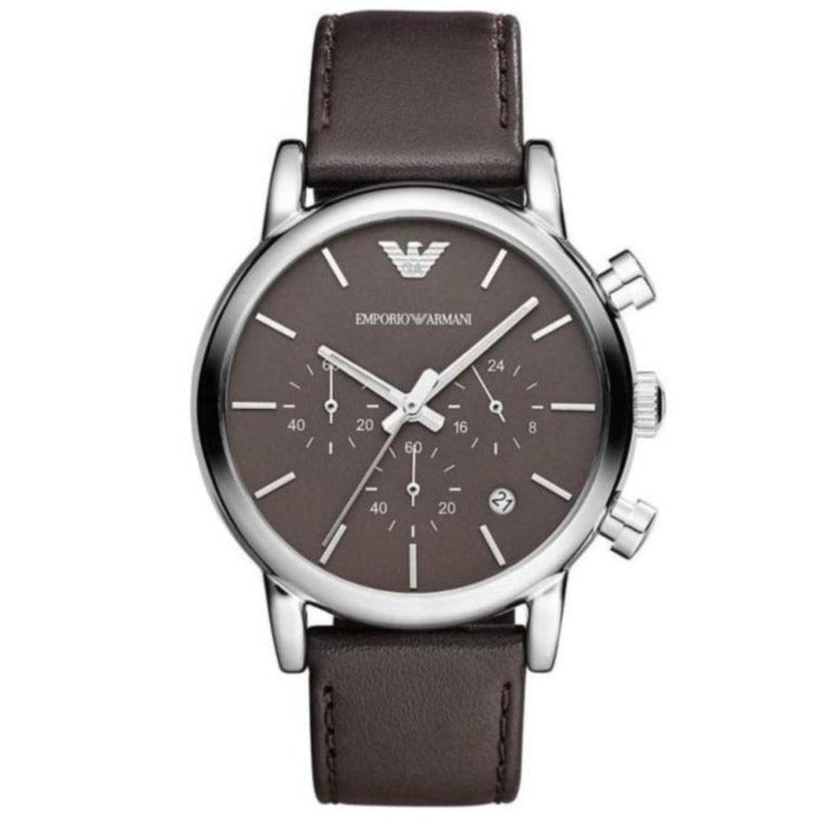 Emporio Armani Ar1734 Men S Luigi Chronograph Brown Watch