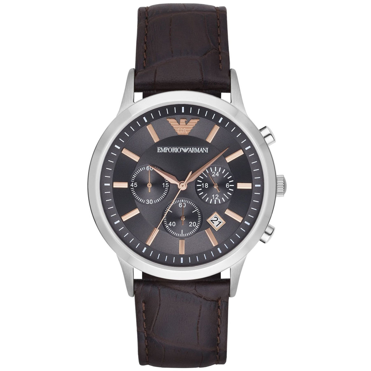 Emporio Armani Ar2513 Men S Renato Chronograph Grey Watch