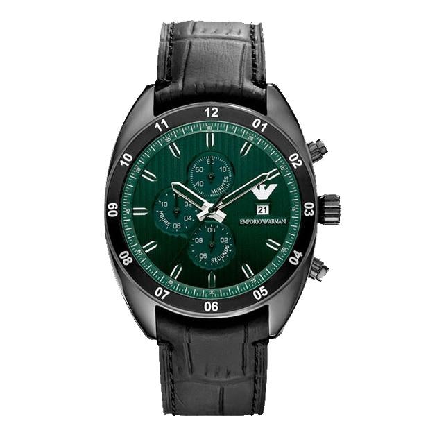 Emporio Armani Ar5917 Men S Sportivo Black Chronograph Watch