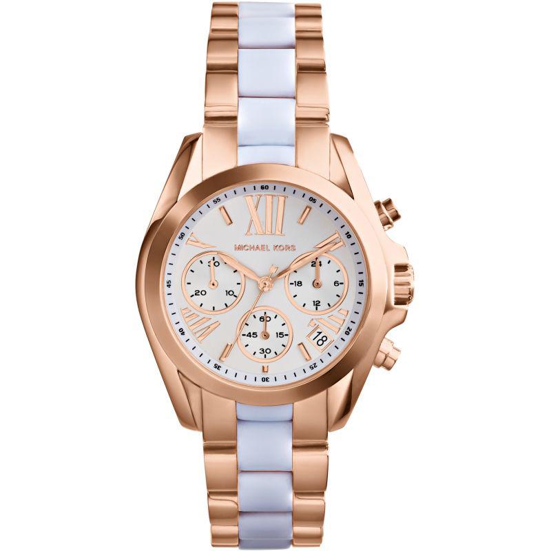 Michael Kors Mk5907 Ladies Bradshaw Mini Two Tone Watch
