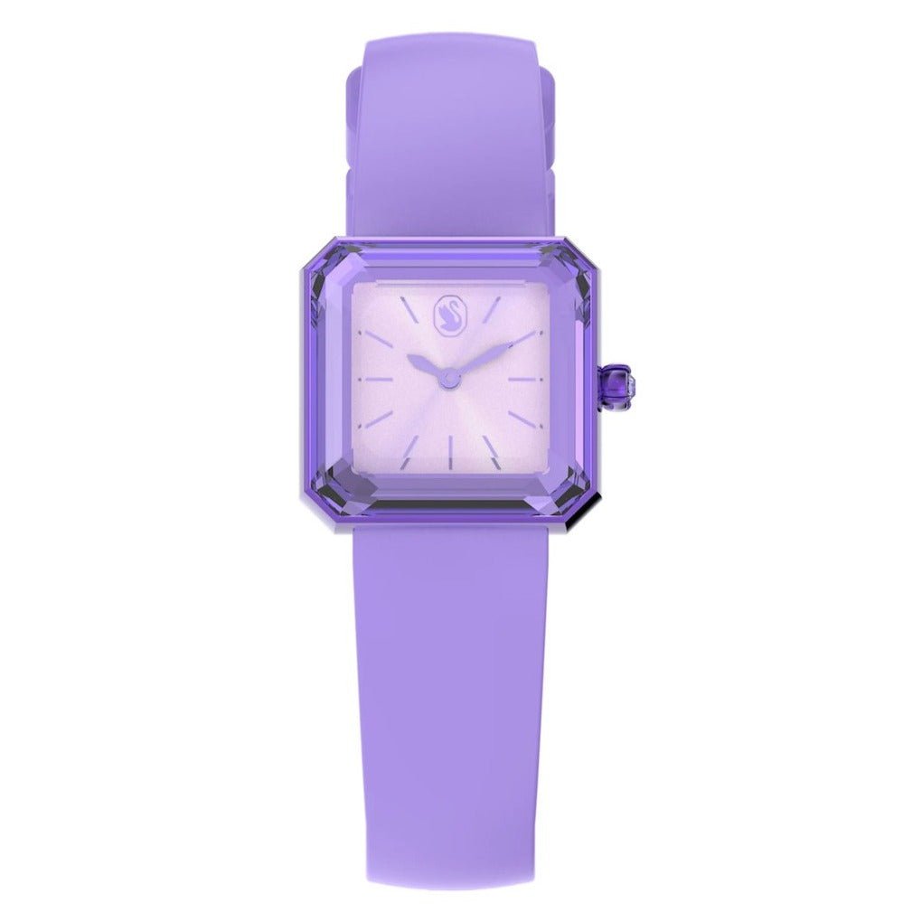 Swarovski Watch Lucent With Silicone Strap Violet 5624376