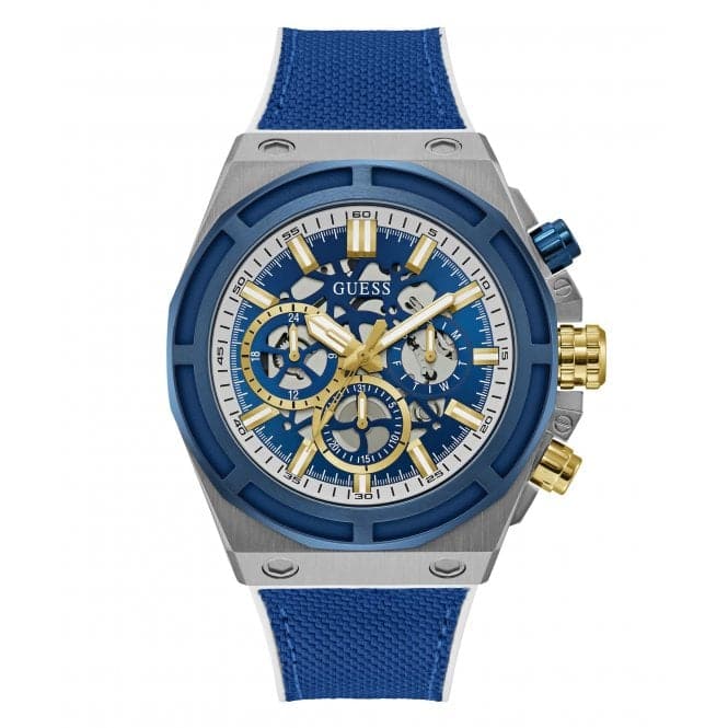 Guess Watches Gents Masterpiece Blue Watch Gw0713g1