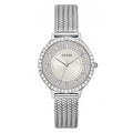 Guess Watches Ladies Soiree Stainless Steel Mesh Silver Watch Gw0402l1