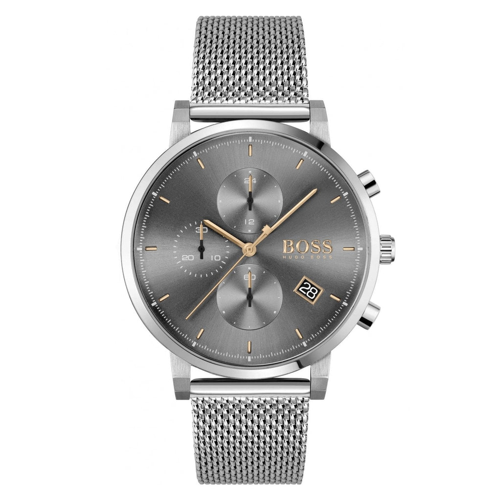 Hugo Boss Men S Watch Associate Brushed Steel Rose Gold Hb1513807