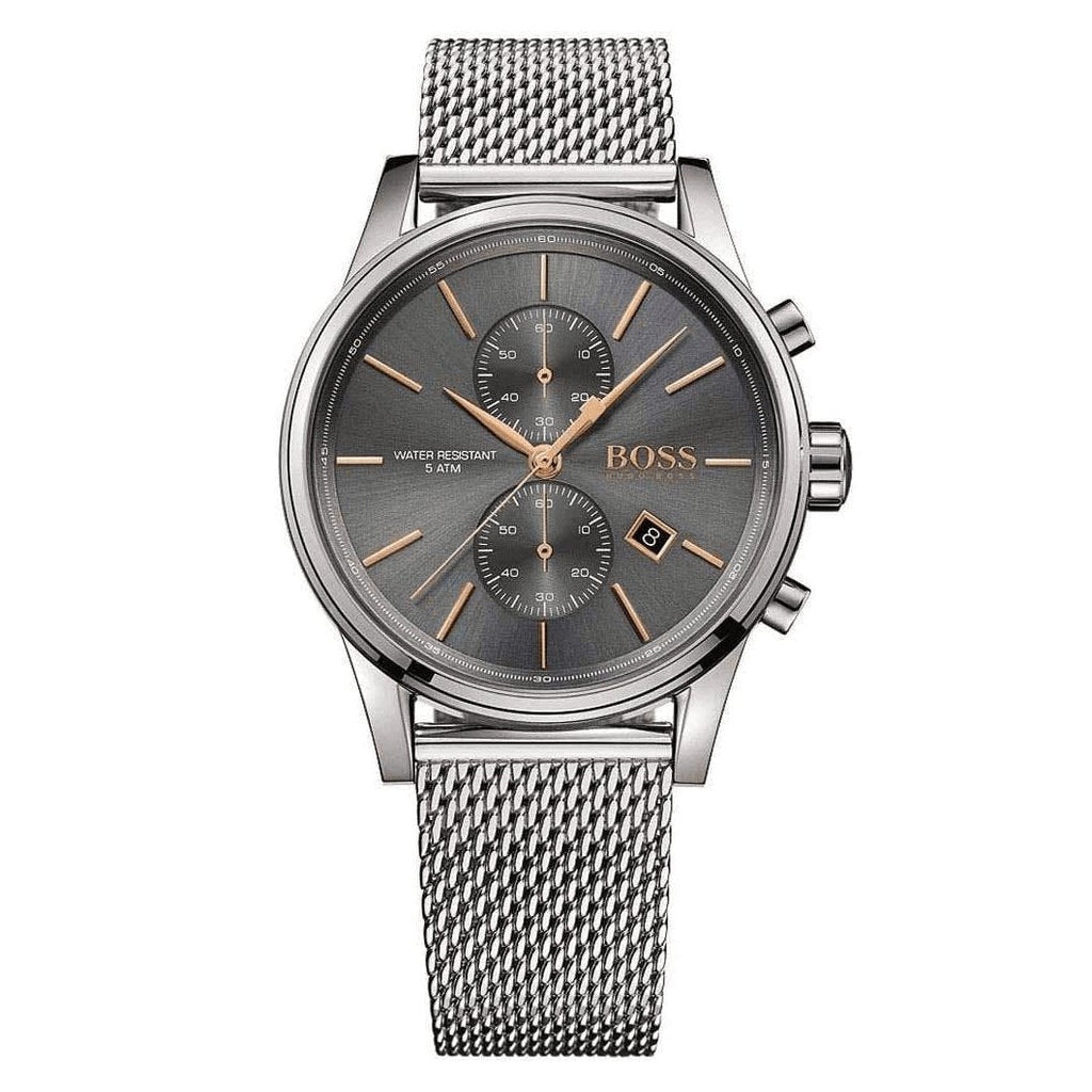 Hugo Boss Men S Watch Chronograph Jet Grey Hb1513440