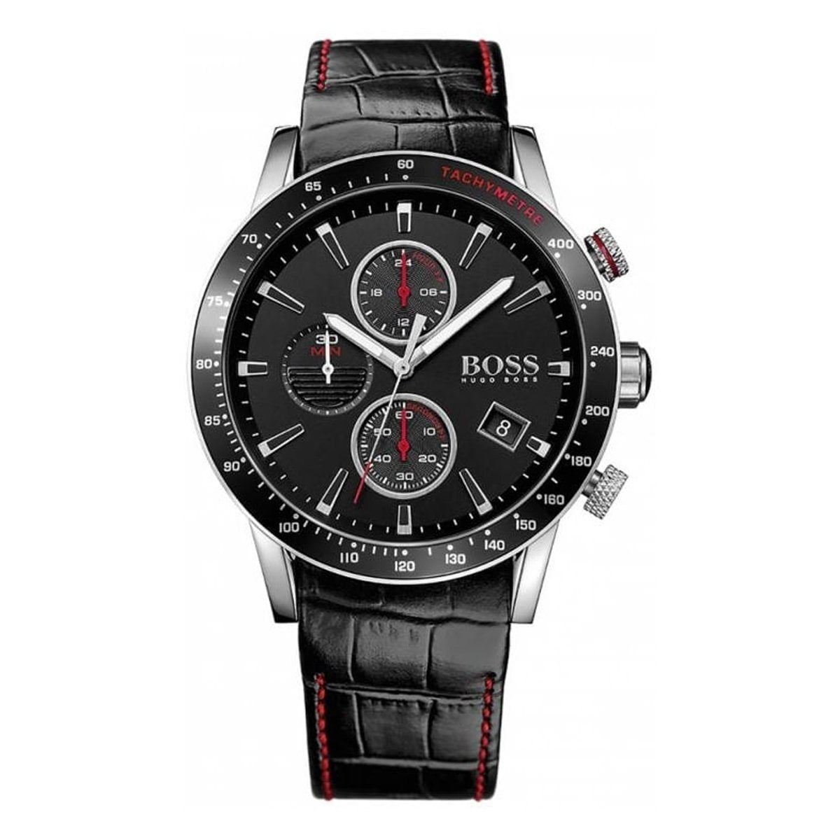 Hugo Boss Men S Watch Chronograph Rafale Black Hb1513390