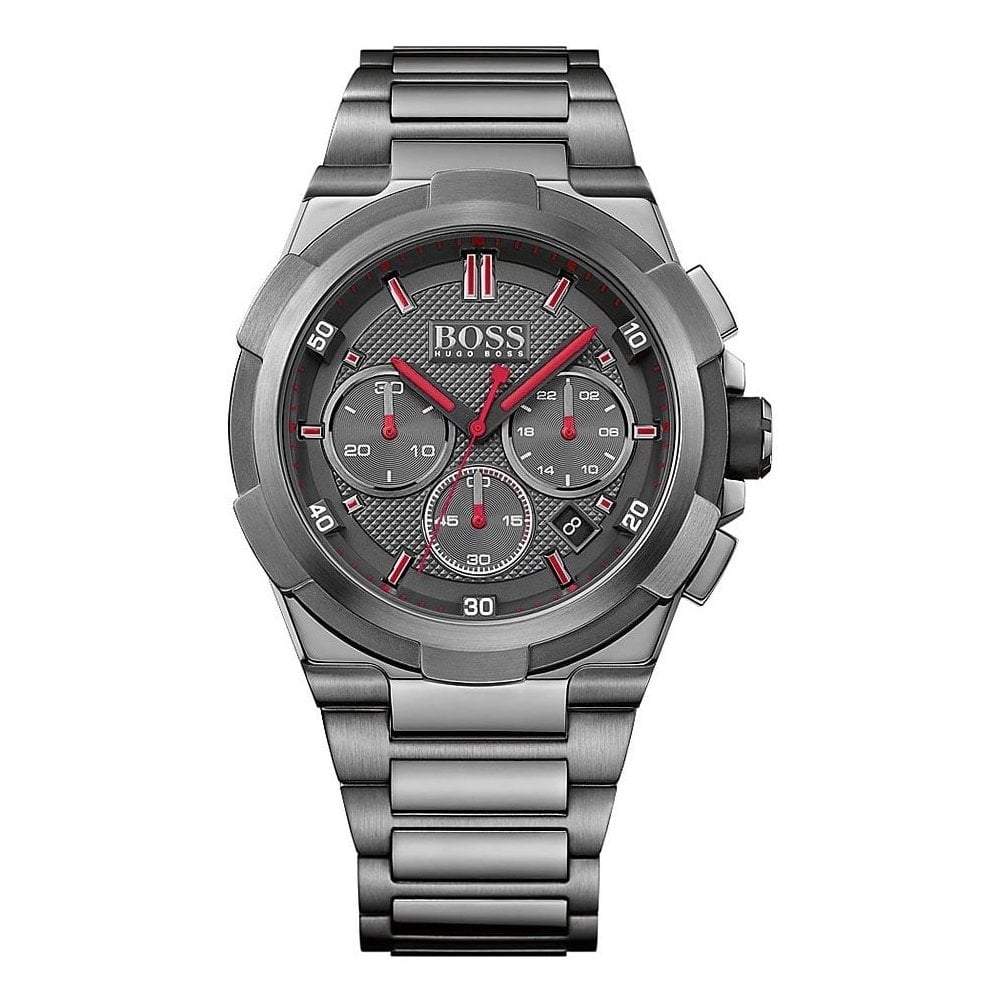 Hugo Boss Men S Watch Chronograph Supernova Gun Metal Hb1513361