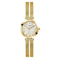 Guess Watches Ladies Array Stainless Steel Mesh Gold Tone Watch Gw0471l2