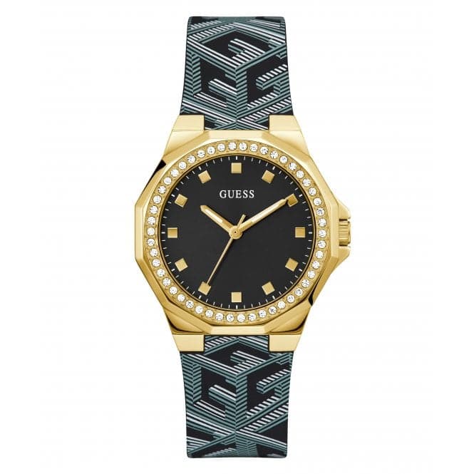 Guess Watches Ladies Avril Gold Tone Watch Gw0598l2