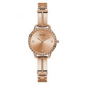 Guess Watches Ladies Dress Stainless Steel Rose Gold Watch Gw0022l3