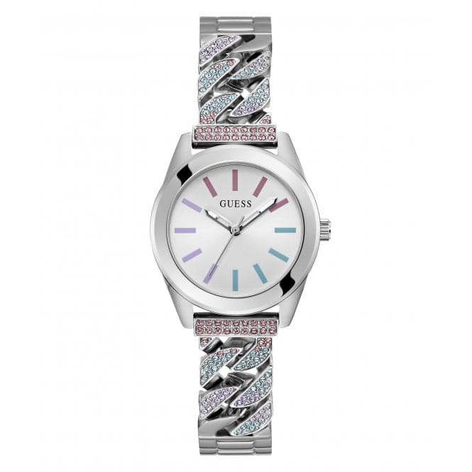 Guess Ladies Serena Silver Tone Watch Gw0546l4